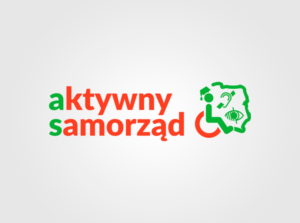 Logo programu Aktywny samorząd realizowanego ze środków PFRON