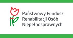Logo PFRON – Państwowy Fundusz Rehabilitacji Osób Niepełnosprawnych